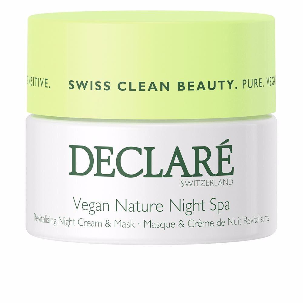 Declare Vegan Nature Night Spa Восстанавливающий ночной крем-маска для чувствительной кожи 50 мл