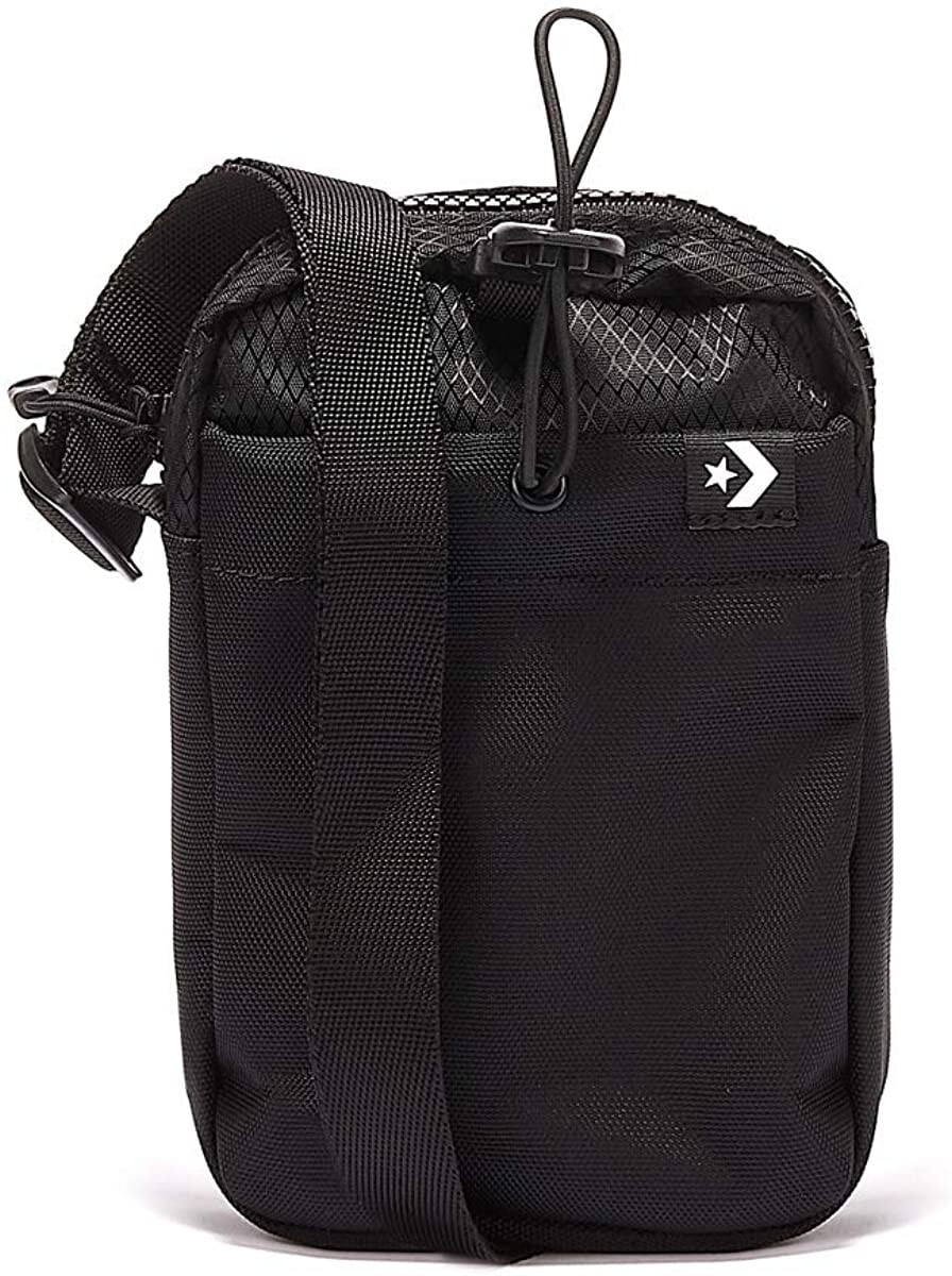 Мужская сумка через плечо спортивная тканевая маленькая планшет черная Converse Comms Pouch - Black