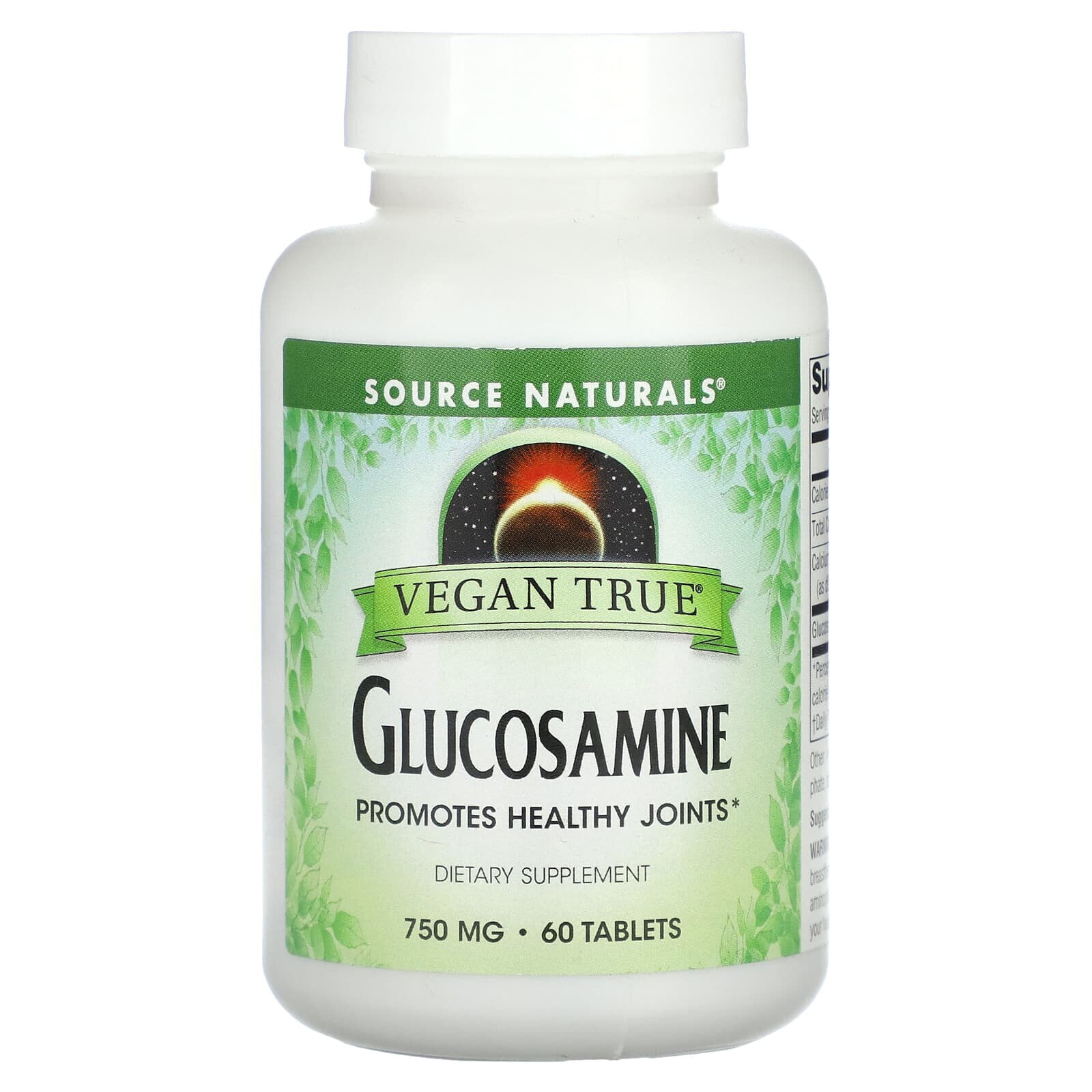 Vegan True, Glucosamine, 750 mg, 60 Tablets