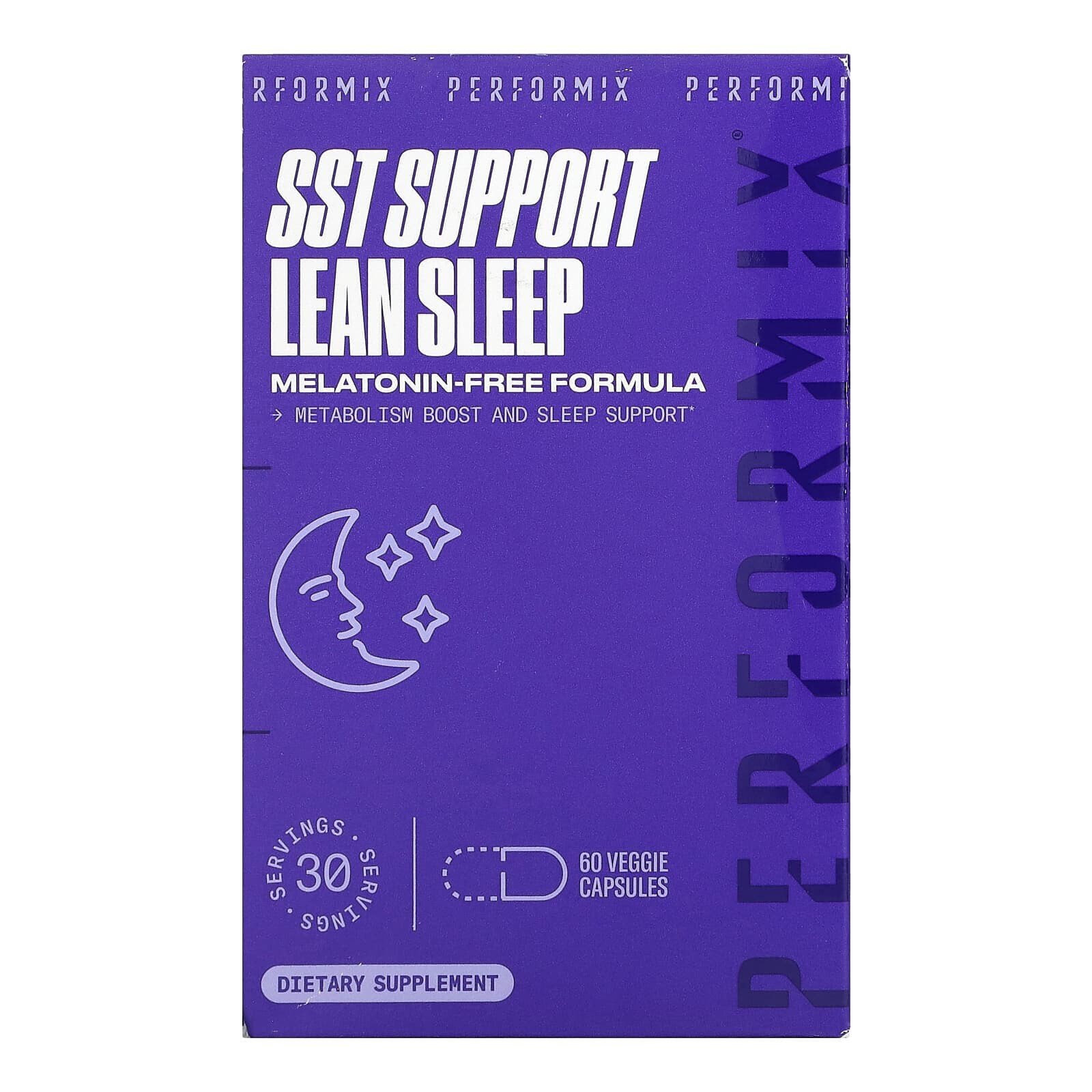 Performix, SST Support Lean Sleep, 60 растительных капсул