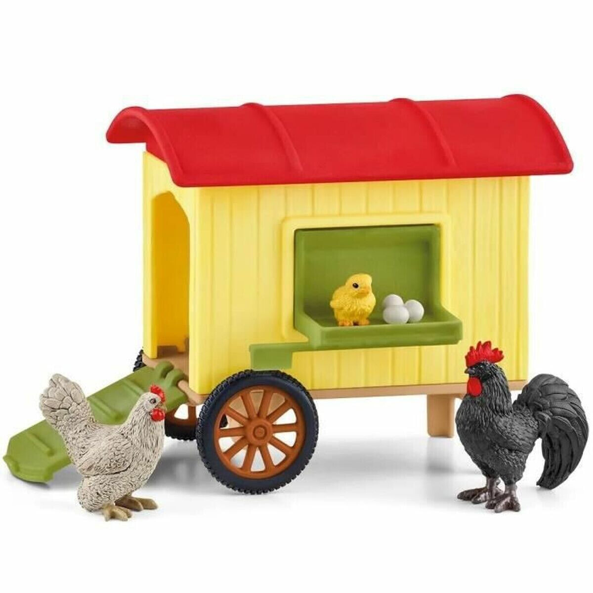 Toy set Schleich Mobile Chicken Coop Plastic