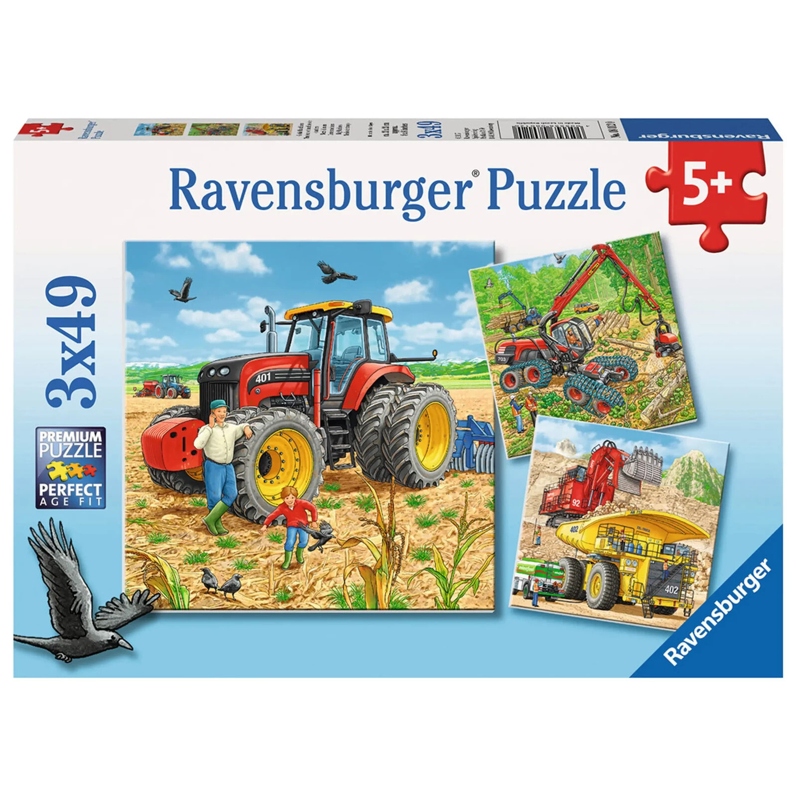 Puzzle Mechanik 3x49 Teile