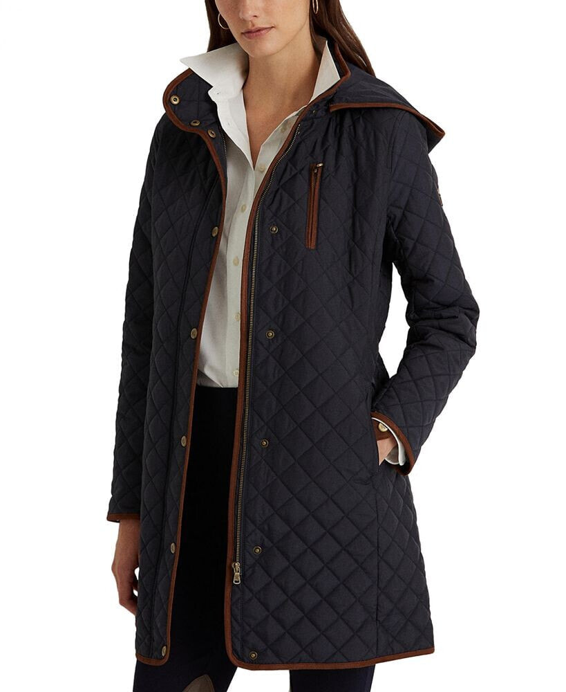 Women's Quilted Coat, Created for Macy's Ralph Lauren Размер: S купить от  16121 рублей в интернет-магазине , женские куртки Ralph Lauren