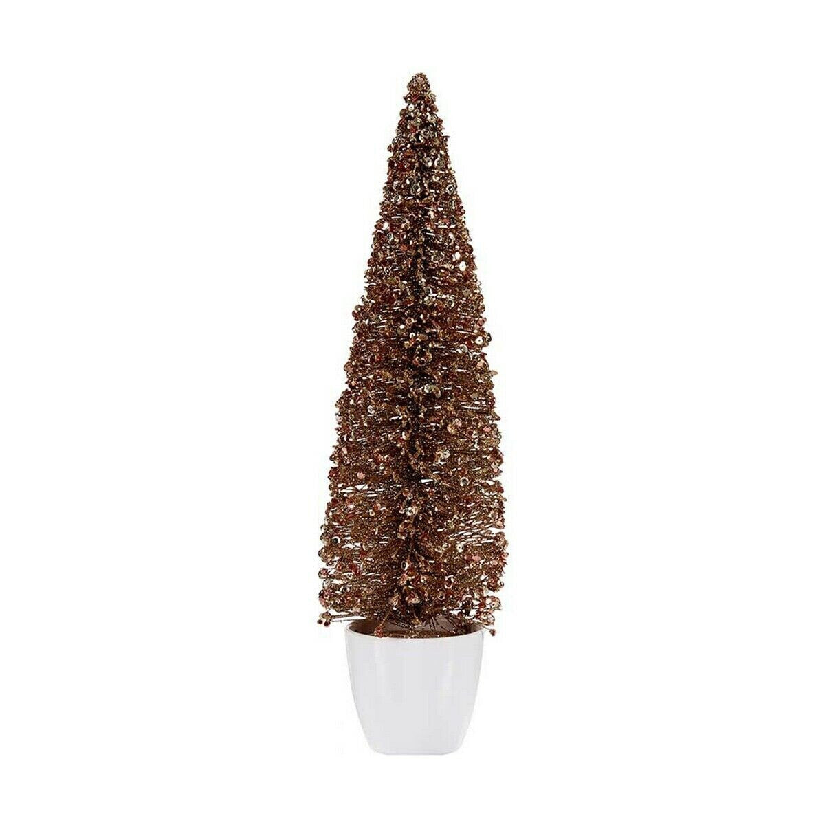 Christmas Tree Large 10 x 38 x 10 cm Golden Bronze Plastic