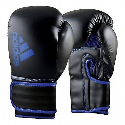 Adidas Hybrid 80 Training Gloves 12oz - Black/Blue