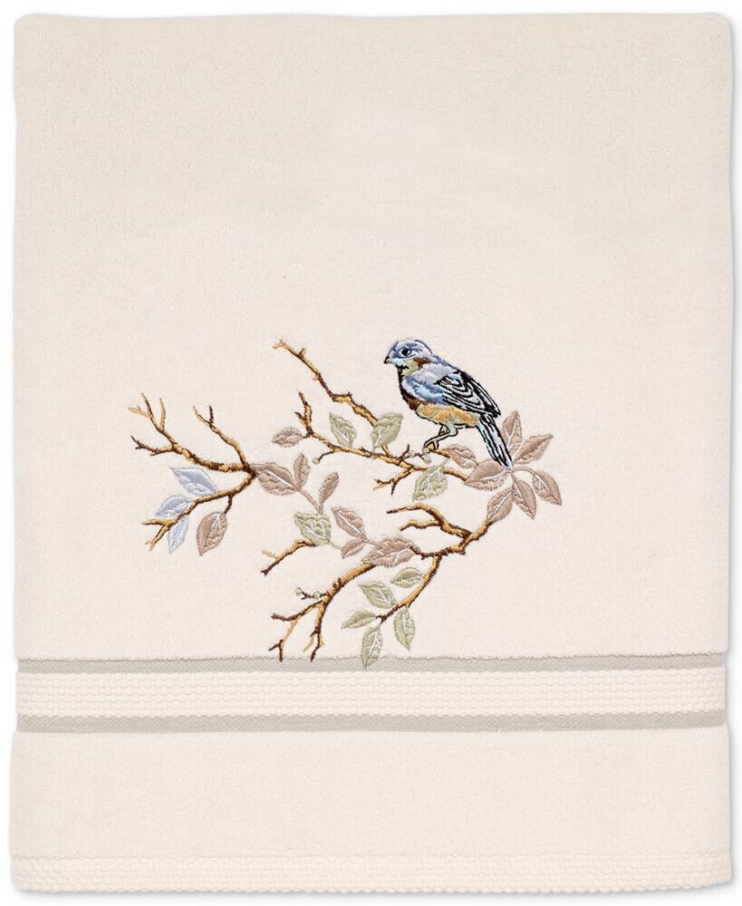 Avanti love Nest Embroidered Cotton Fingertip Towel, 11