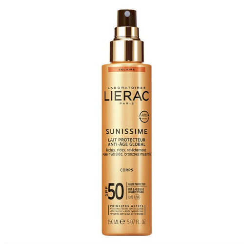 Средство для загара и защиты от солнца Lierac SPF 50 Sunissime (Global Anti-Aging Protective Milk) 150 ml