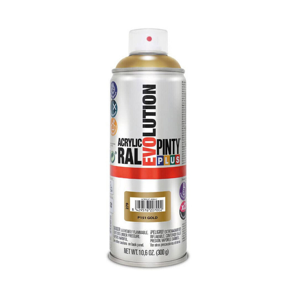 Spray paint Pintyplus Evolution P151 400 ml Gold