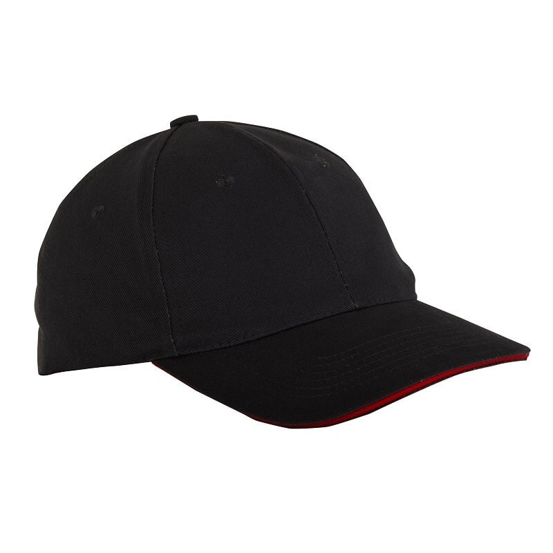 Lahti Pro Baseball caps, cotton, black 12 pcs. (L1812300)