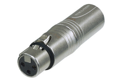 Neutrik NA3F5M кабельный разъем/переходник XLR (5-pin) XLR (3-pin) Серый