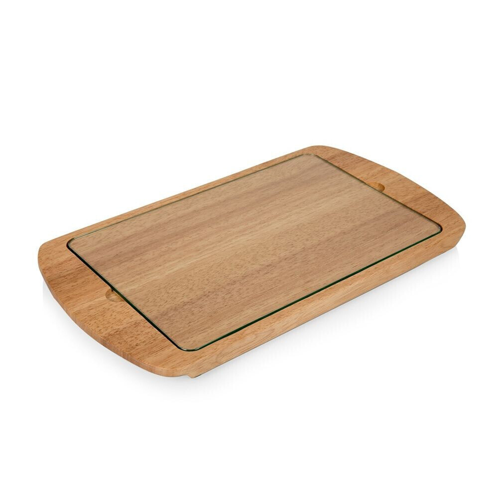 Picnic Time toscana® by Billboard Glass Top Serving Tray