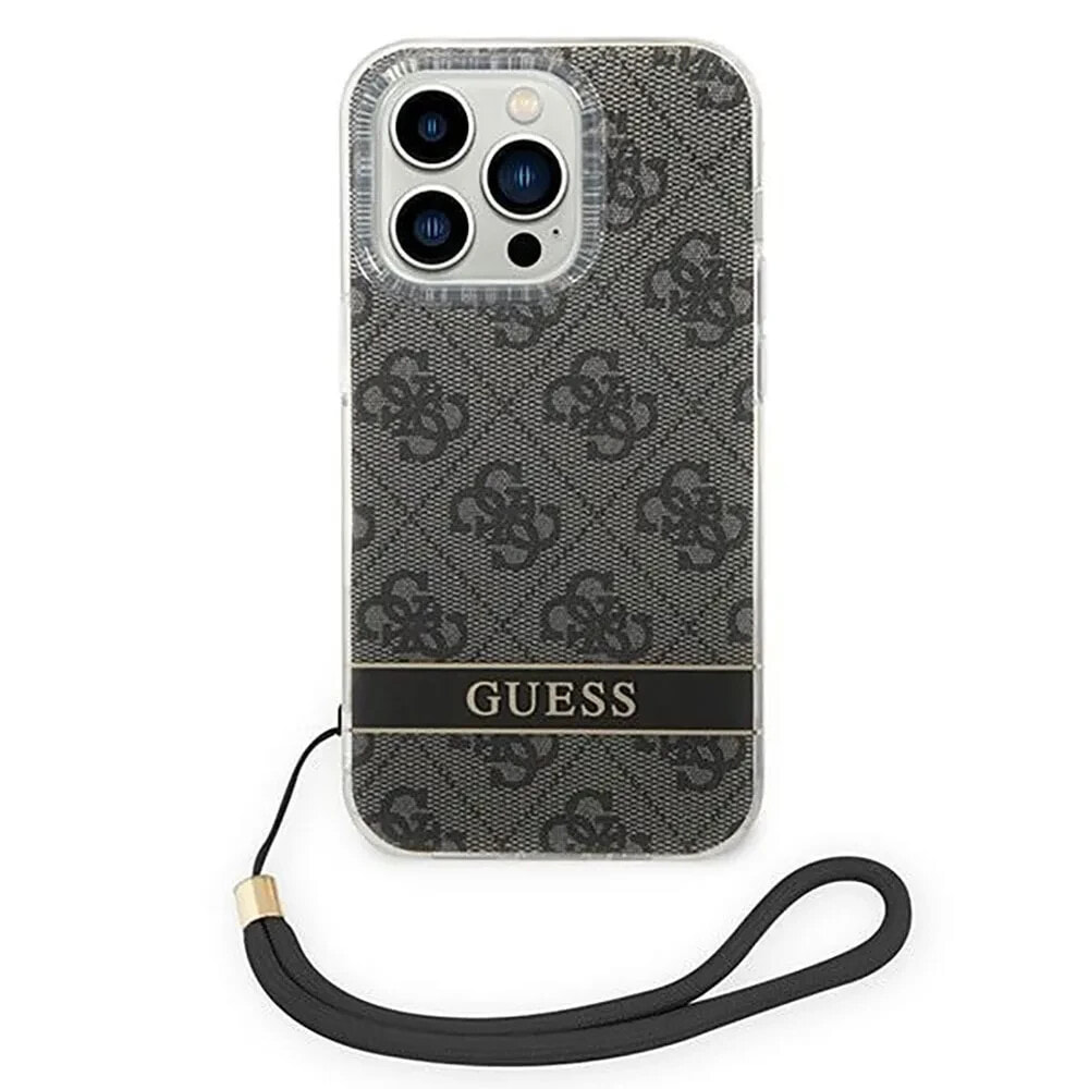 GUESS Guohcp14Lh4Stk iPhone 14 Pro 6.1 4G Print Strap phone case