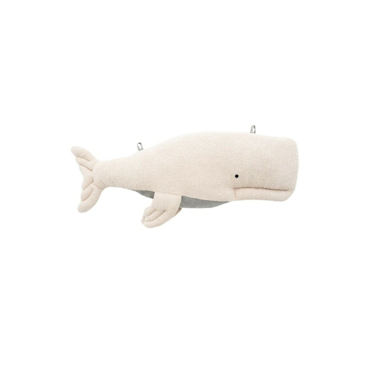 Fluffy toy Crochetts OCÉANO Beige Whale 29 x 84 x 14 cm