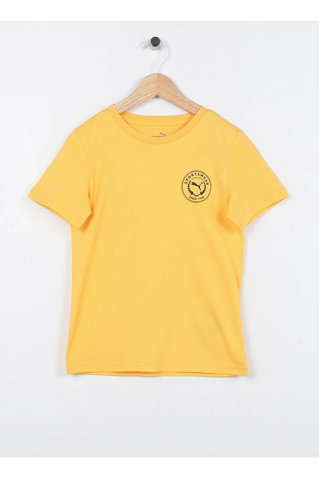 Düz Sarı Erkek Çocuk T-Shirt 67996803 Boy s TEE