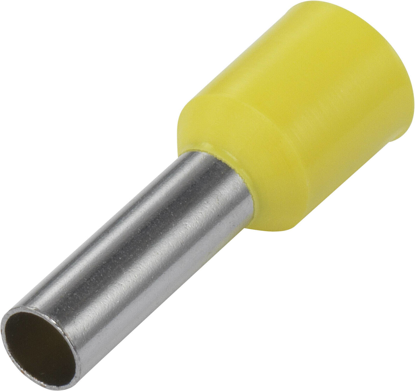 Conrad 1091278 - Wire end sleeve - Silver - Straight - Metallic - Yellow - Copper - PVC