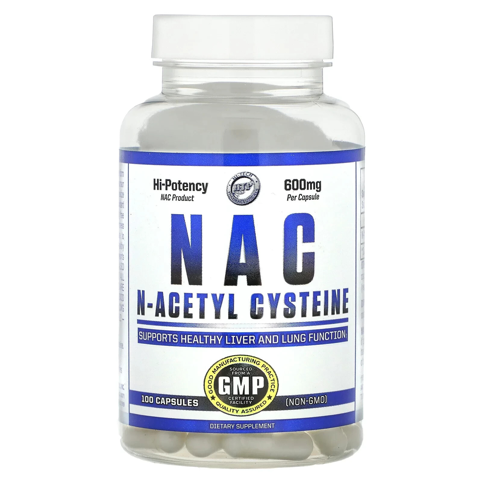 NAC, 600 mg, 100 Capsules