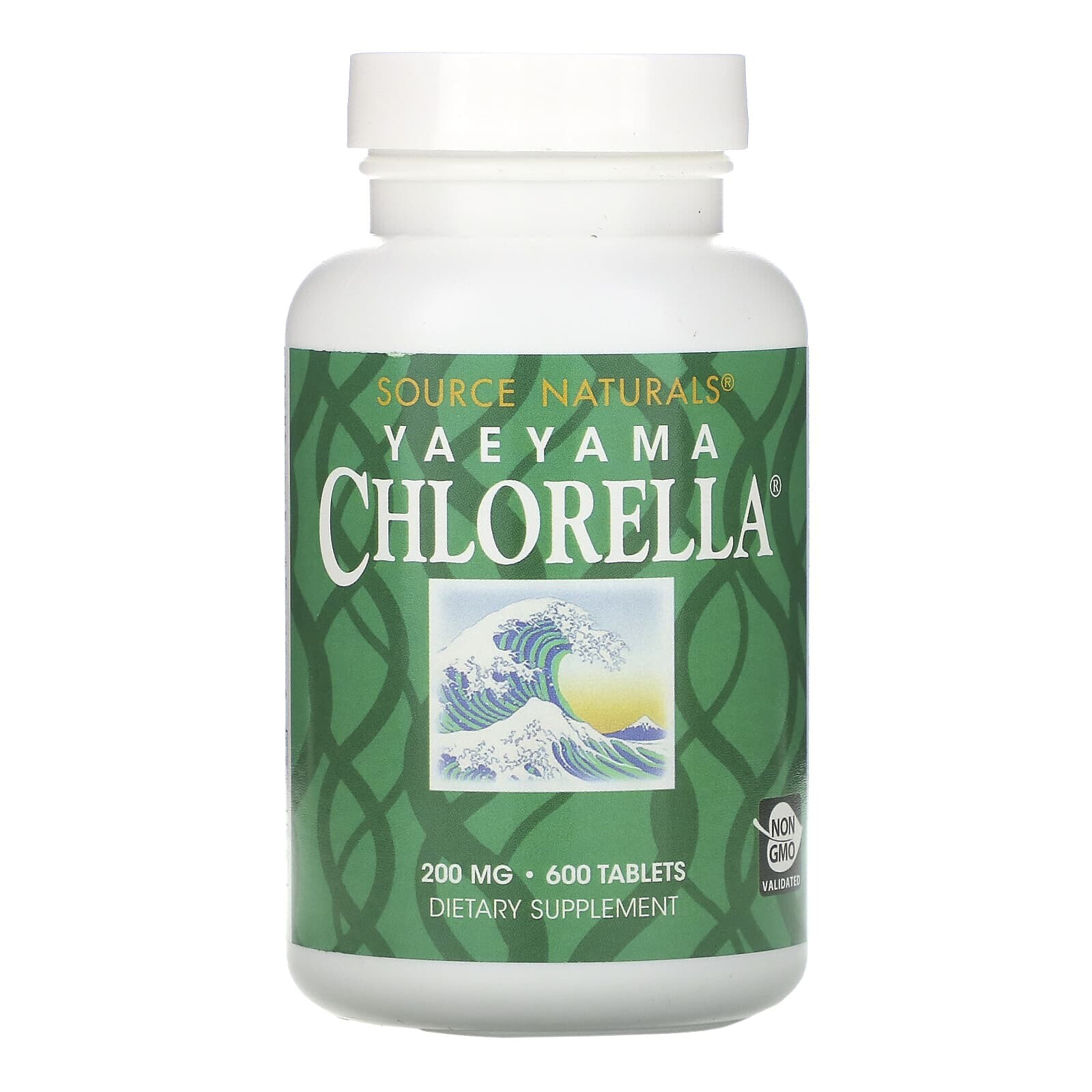 Source Naturals, Yaeyama Chlorella, 200 мг, 600 таблеток