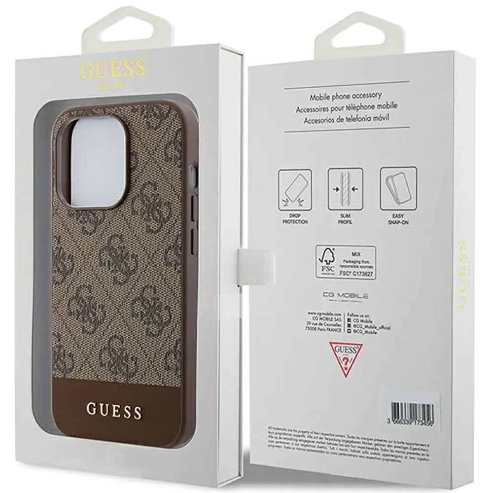 GUESS Guhcp15Lg4Glbr iPhone 15 Pro 6.1 4G Stripe Collection phone case