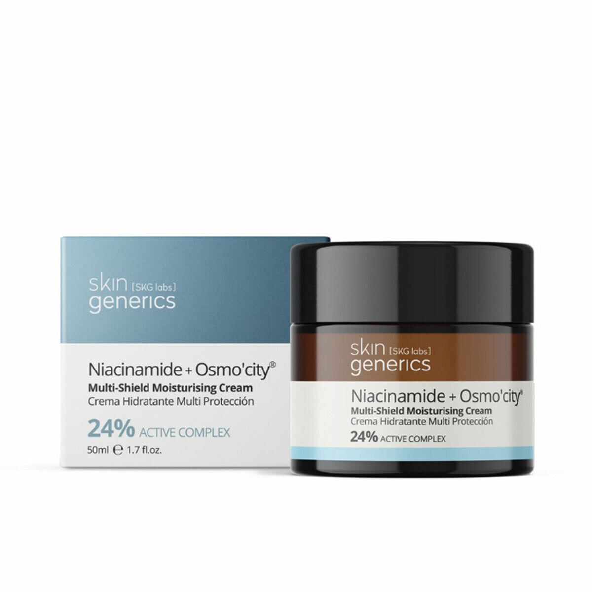 Hydrating Facial Cream Skin Generics Niacinamide + Osmo'city Spf 30 50 ml