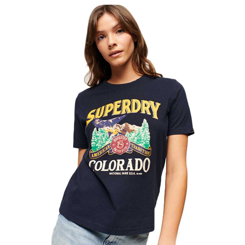 SUPERDRY Travel Souvenir Graphic short sleeve T-shirt