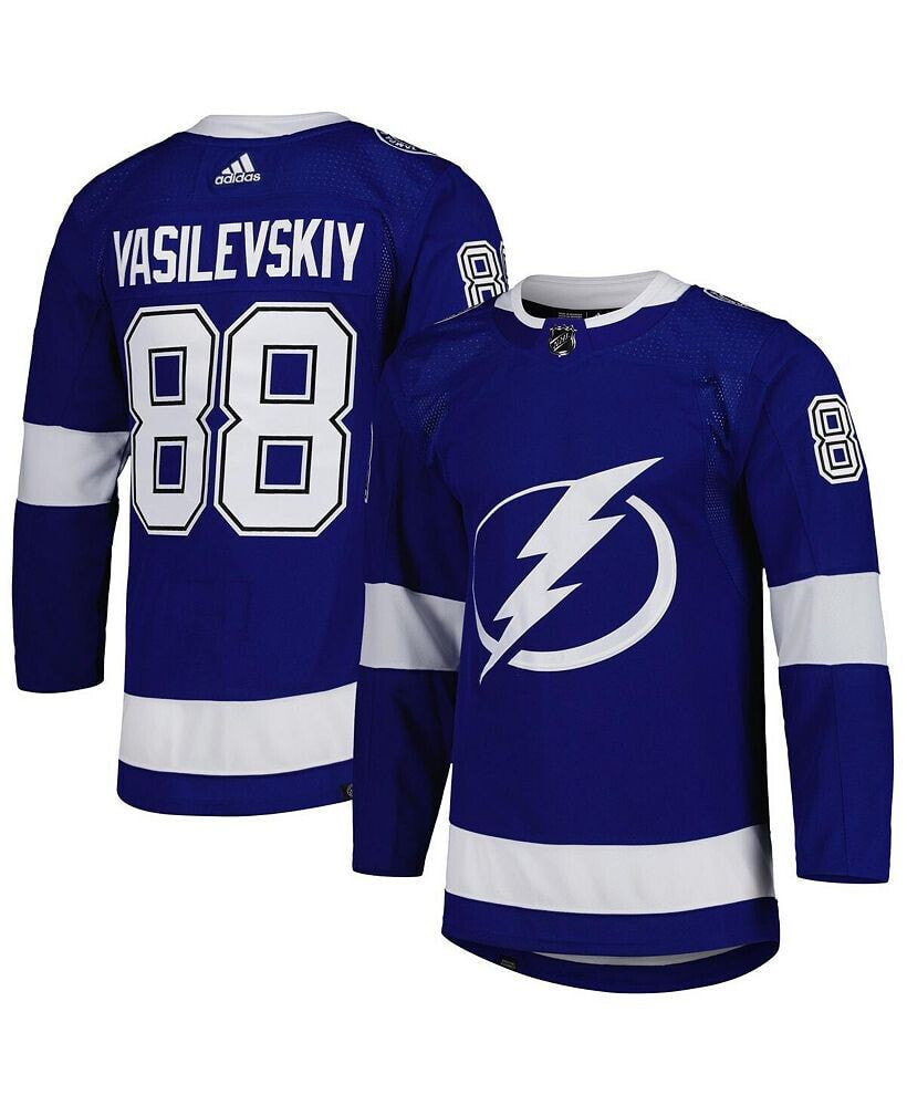 Men's Andrei Vasilevskiy Blue Tampa Bay Lightning Home Primegreen Authentic Pro Player Jersey