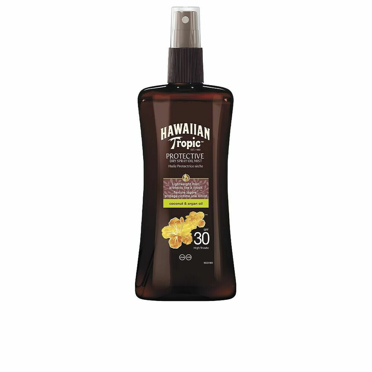 Масло для загара Hawaiian Tropic Coconut Argan Spf 30 Кокос Аргановое масло 200 ml