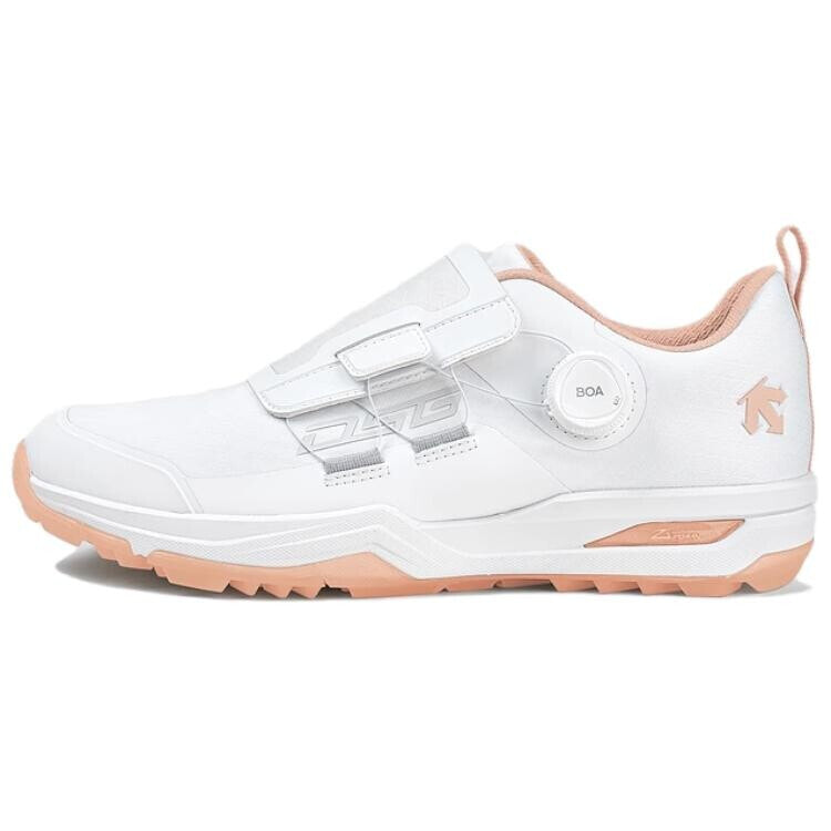 DESCENTE Enerzite Golf Shoes Women's Low-Top White/Pink