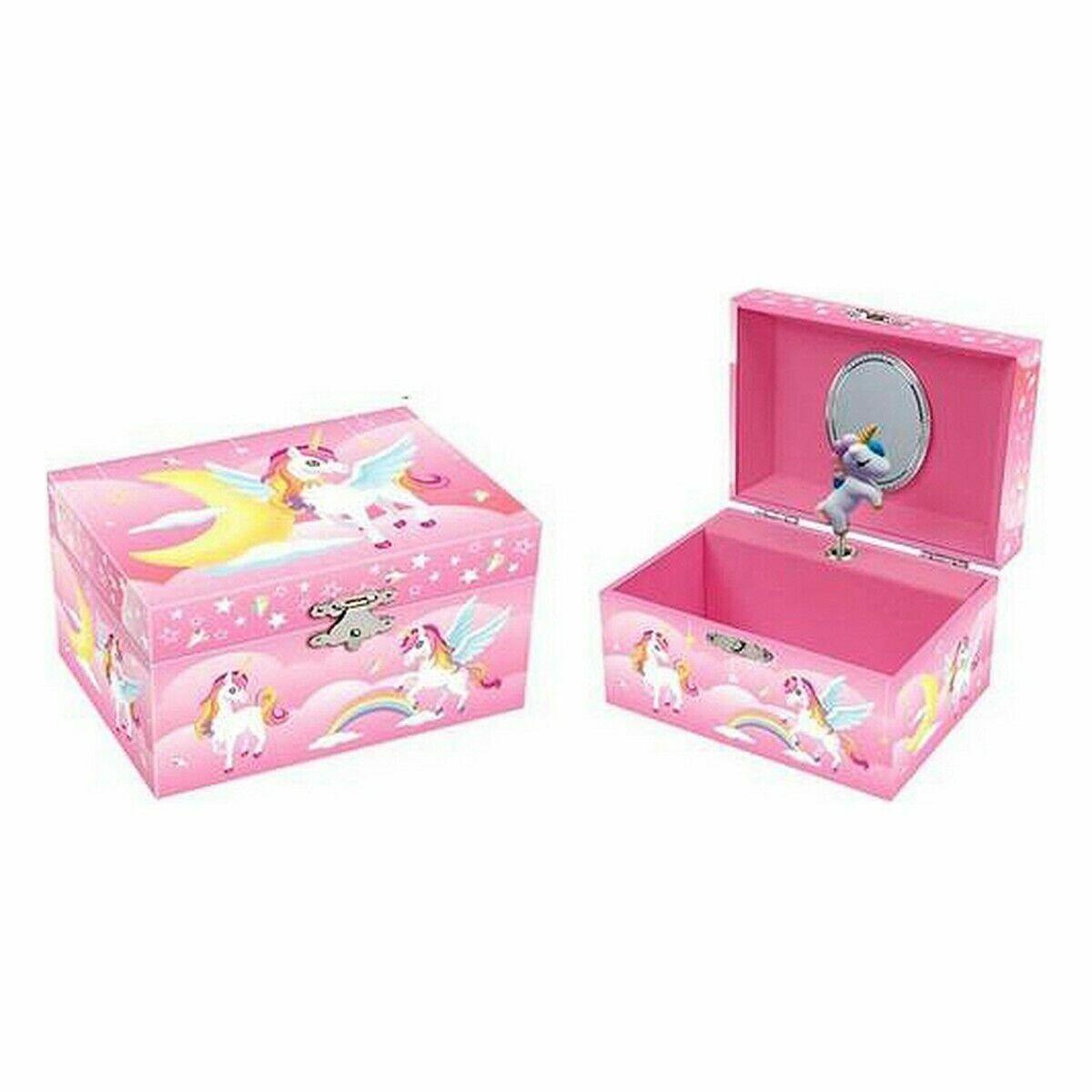 Jewelry box Roymart Dance of the sugar plum fairy Pink 15 x 10,5 x 8,5 cm Unicorn