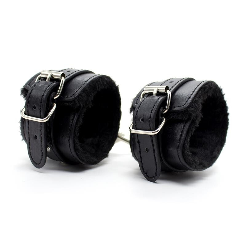 Наручники или фиксатор для БДСМ FETISH ADDICT Ankle Cuffs with Black Padded Interior 35 cm Black