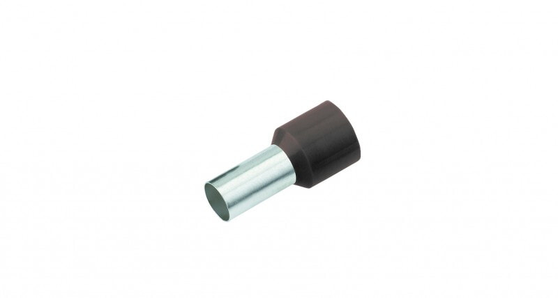 181022 - Pin terminal - Copper - Straight - Black - Tin-plated copper - Polypropylene (PP)