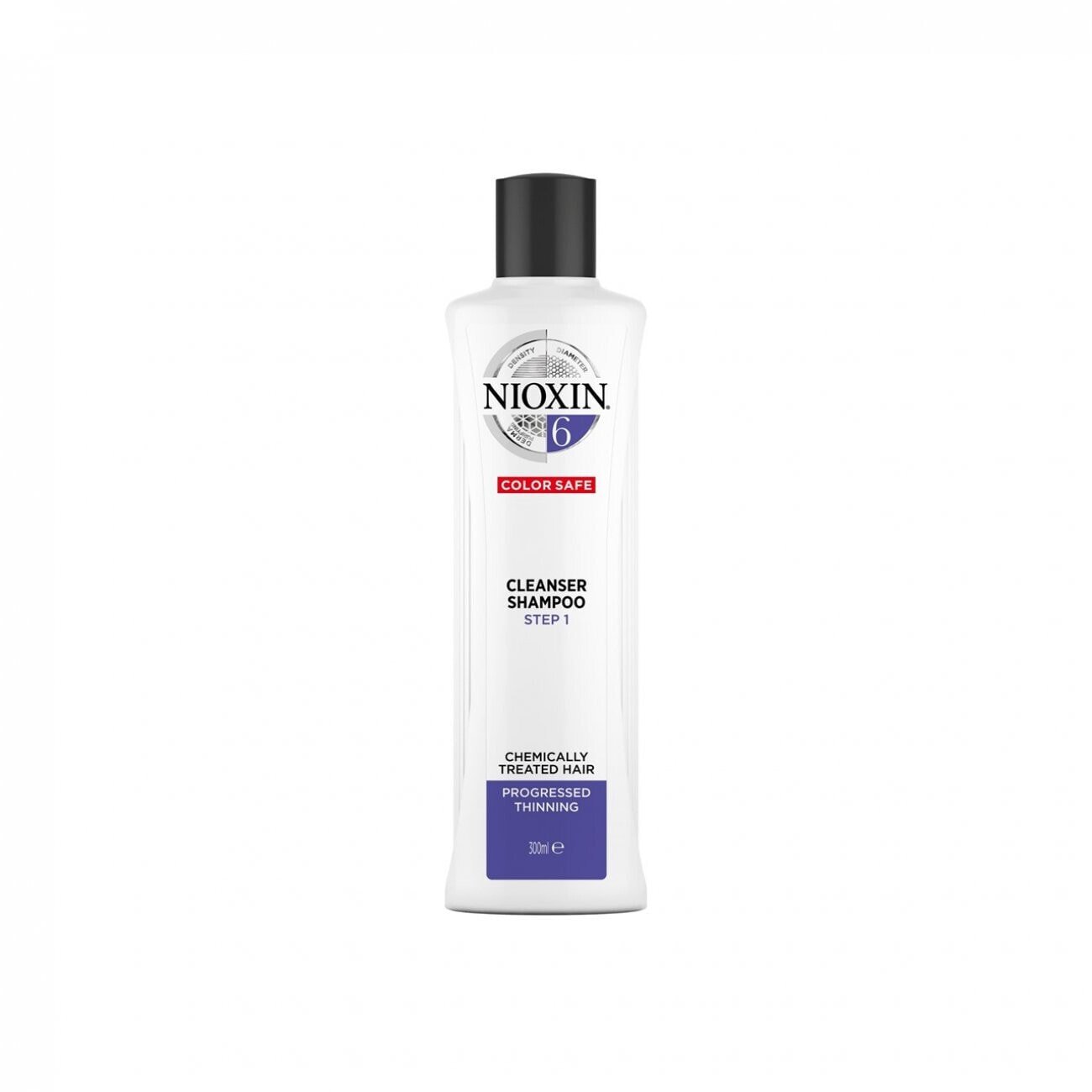 Nioxin System 6 Cleanser Shampoo  Шампунь. придающий объем химически обработанным очень ослабшим волосам 300 мл