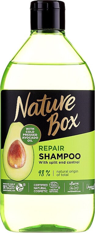 Shampoo mit kaltgepresstem Avocadoöl - Nature Box Avocado Oil Shampoo