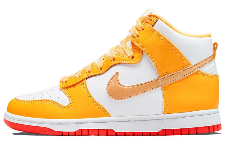 Nike Dunk High University Gold 复古休闲 耐磨防滑轻便 高帮 板鞋 女款 橙黄 / Кроссовки Nike Dunk High University Gold DQ4691-700