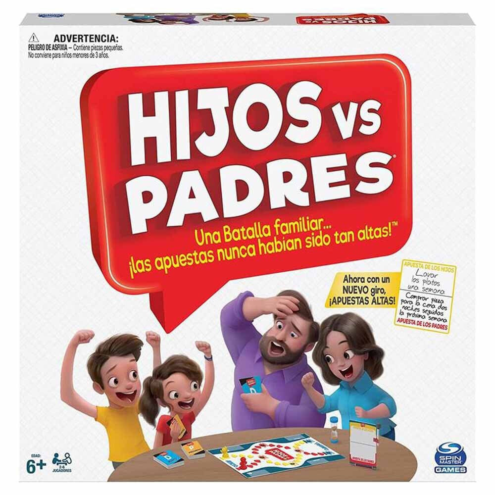 SPIN MASTER Children Against Parents Spanish Table Board Game