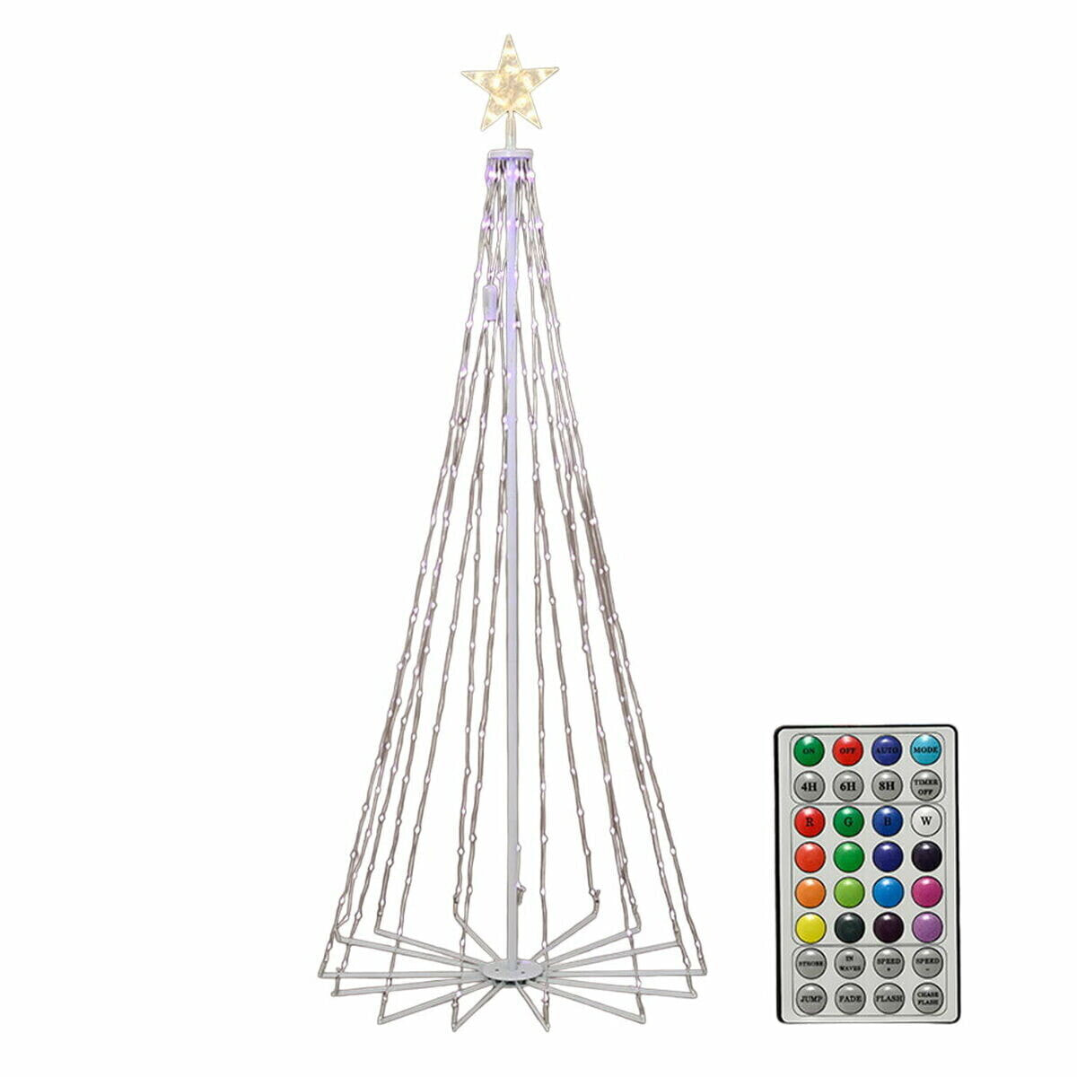 Новогодняя ёлка Lumineo 490772 LED Свет Внешний Разноцветный 60 x 60 x 150 cm