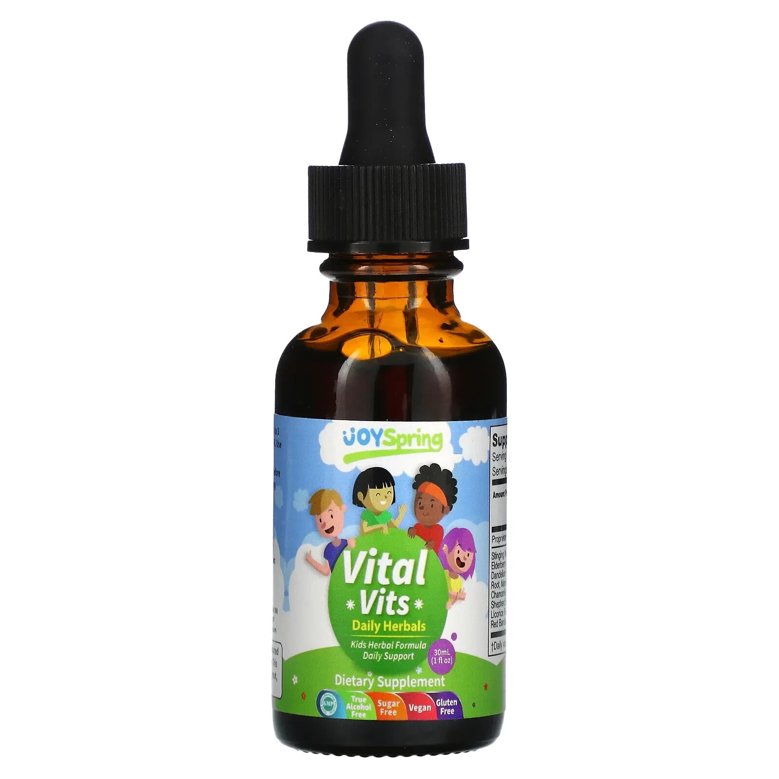 JoySpring, Vital Vits, Daily Herbals, 1 жидкая унция (30 мл)