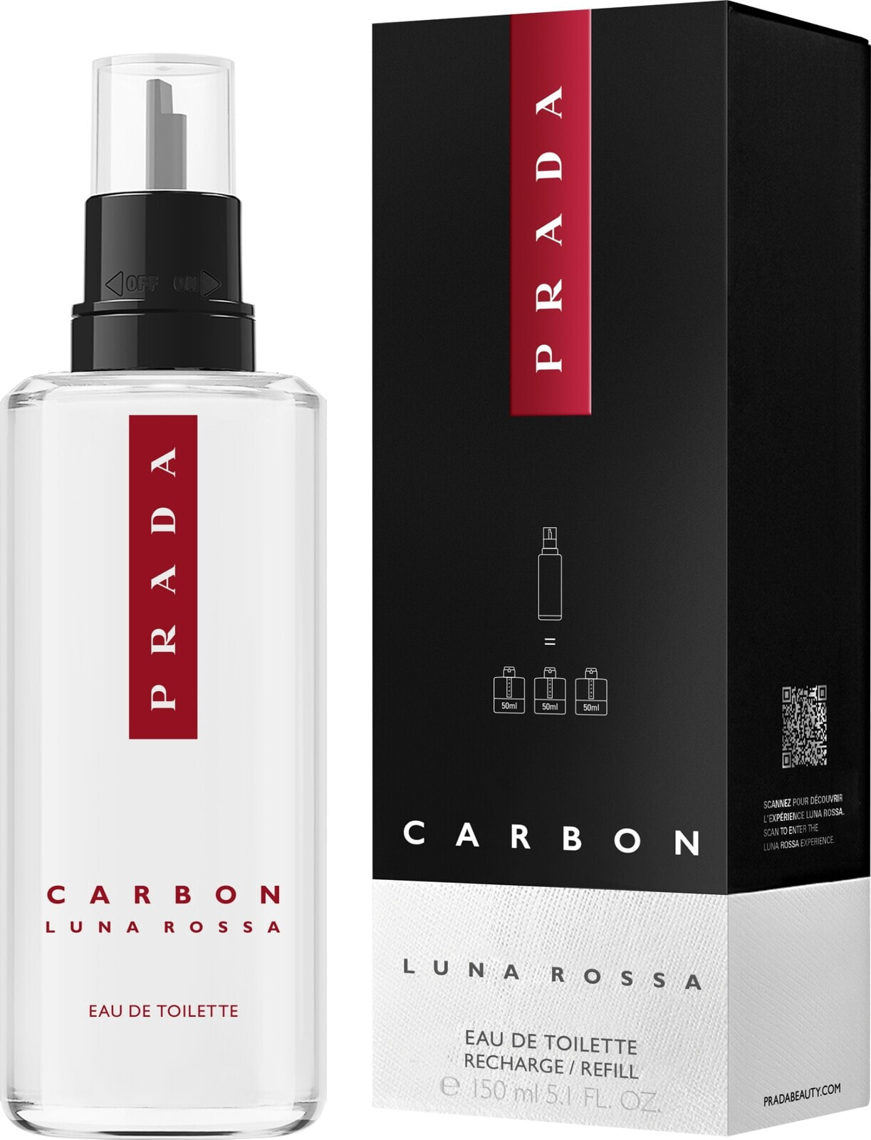 Prada Luna Rossa Carbon - Eau de Toilette (Nachfüller)