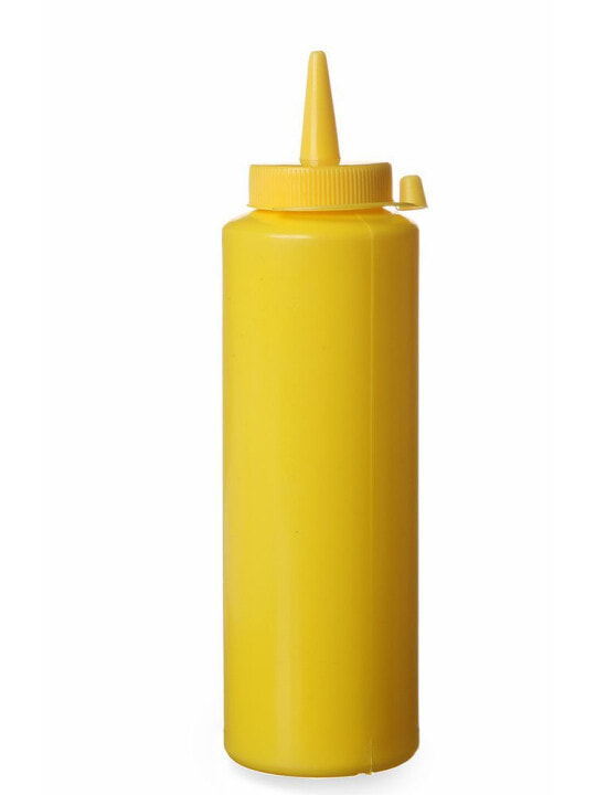 Dispenser container for cold sauces 0.2l. yellow - Hendi 558003