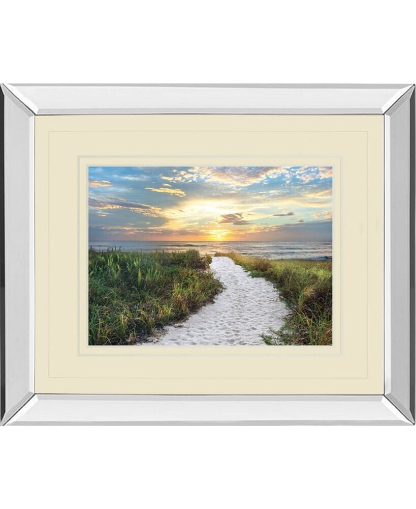 Classy Art morning Trail by Celebrate Life Gallery Mirror Framed Print Wall Art - 34