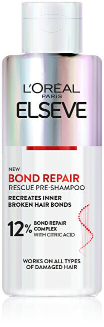 Regenerative pre-shampoo treatment with citric acid for all types of damaged hair Bond Repair (Rescue Pre-Shampoo) 200 ml