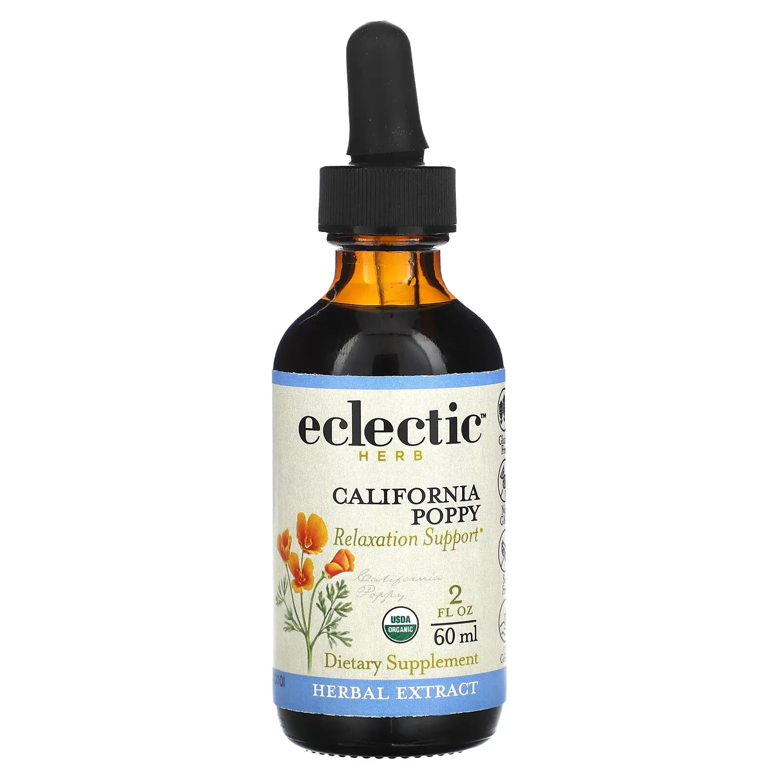 Eclectic Institute, California Poppy, 2 fl oz (60 ml)