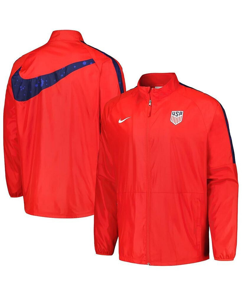 Men s Red USMNT 2023 Academy AWF Raglan Full Zip Jacket V89517460 S 8151 LiteMF Market