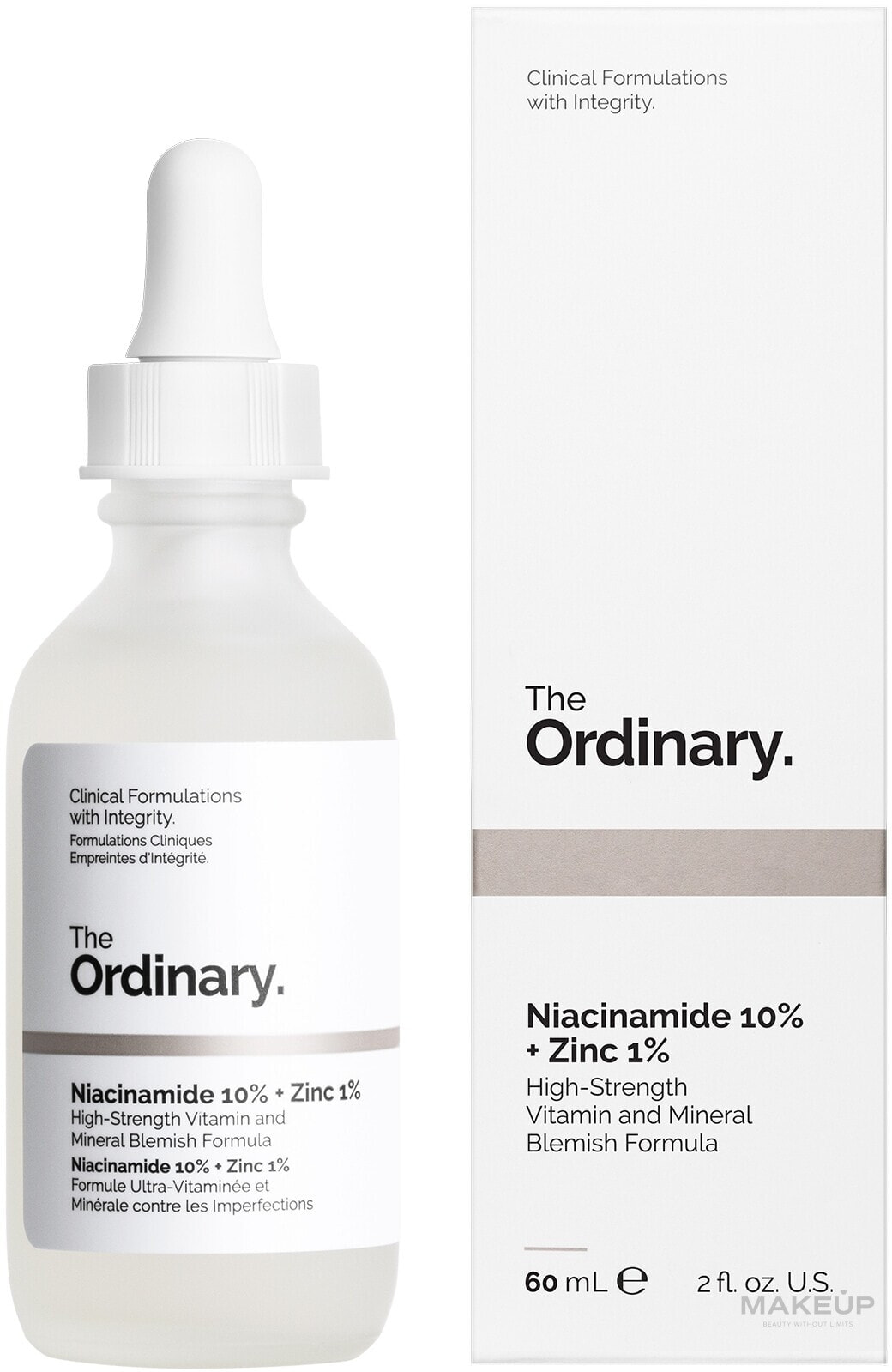 Gesichtsserum mit 10% Niacinamid und 1% Zink - The Ordinary Niacinamide 10% + Zinc PCA 1%