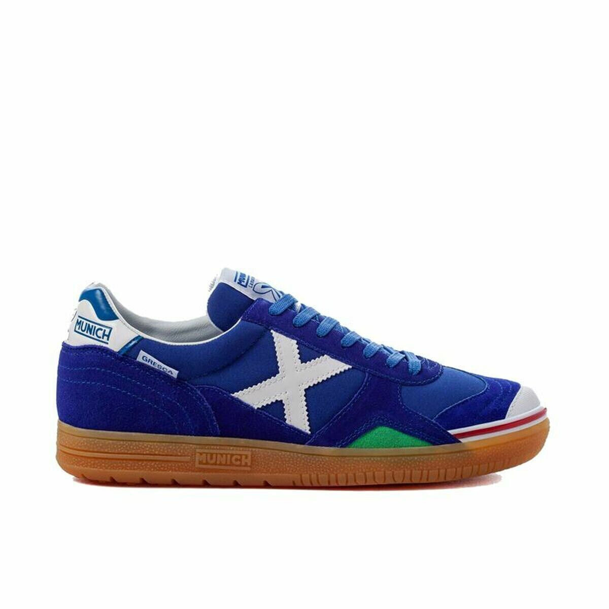 Adult's Indoor Football Shoes Munich Gresca 03 Blue Unisex