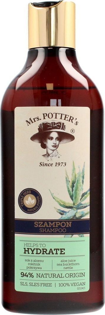 Forte Sweeden Mrs Potters Triple Herb Hydrate Shampoo Увлажняющий бессульфатный шампунь для сухих волос 390 мл