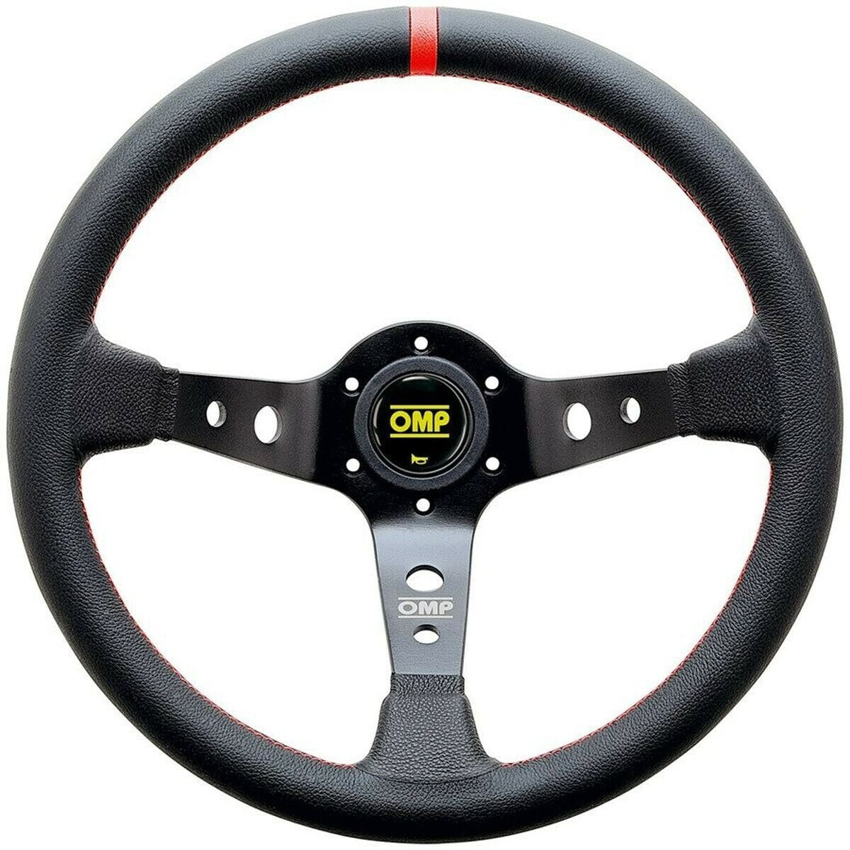 Racing Steering Wheel OMP OD/1956/NR Ø 35 cm Black/Red Red/Black