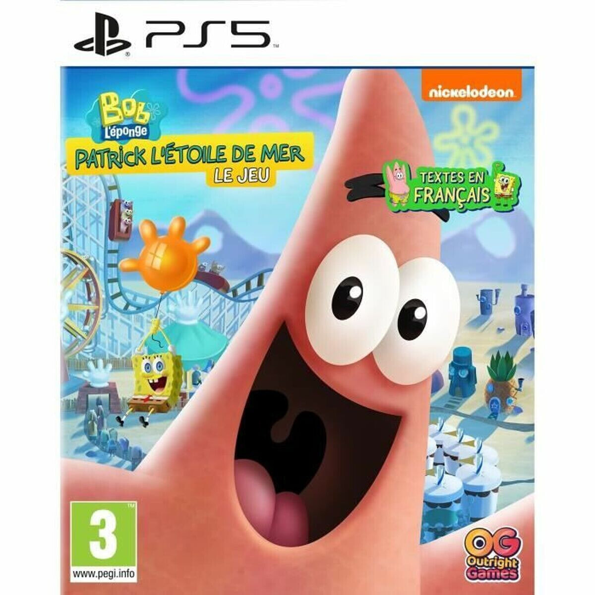 PlayStation 5 Video Game Bandai Namco Bob L'éponge : Patrick l'Étoile de Mer