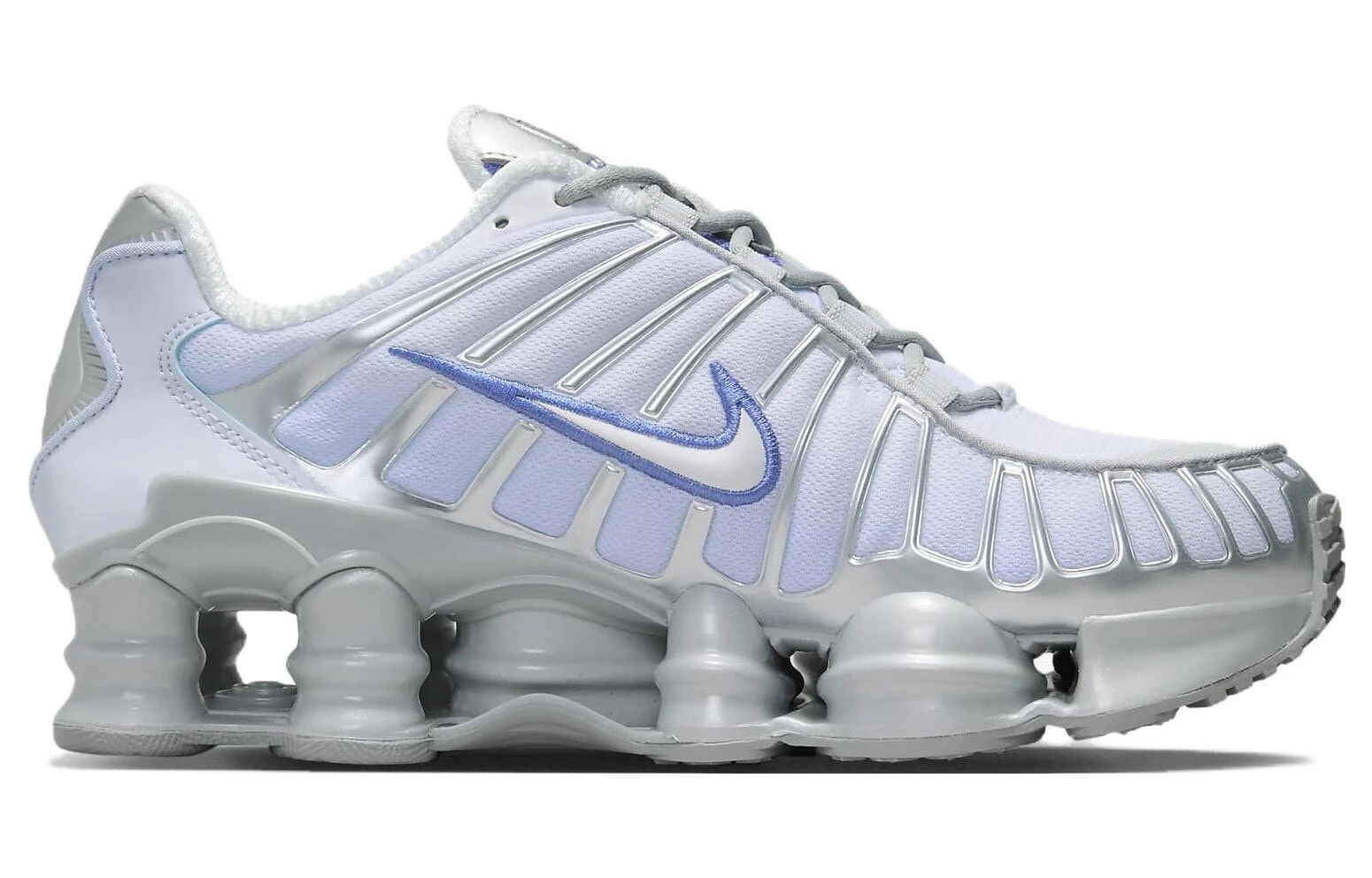 Nike Shox TL Metallic Platinum Blue Tint Women's