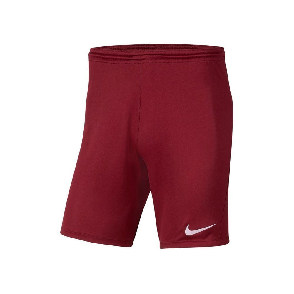 Мужские шорты спортивные красные футбольные Nike Dry Park III