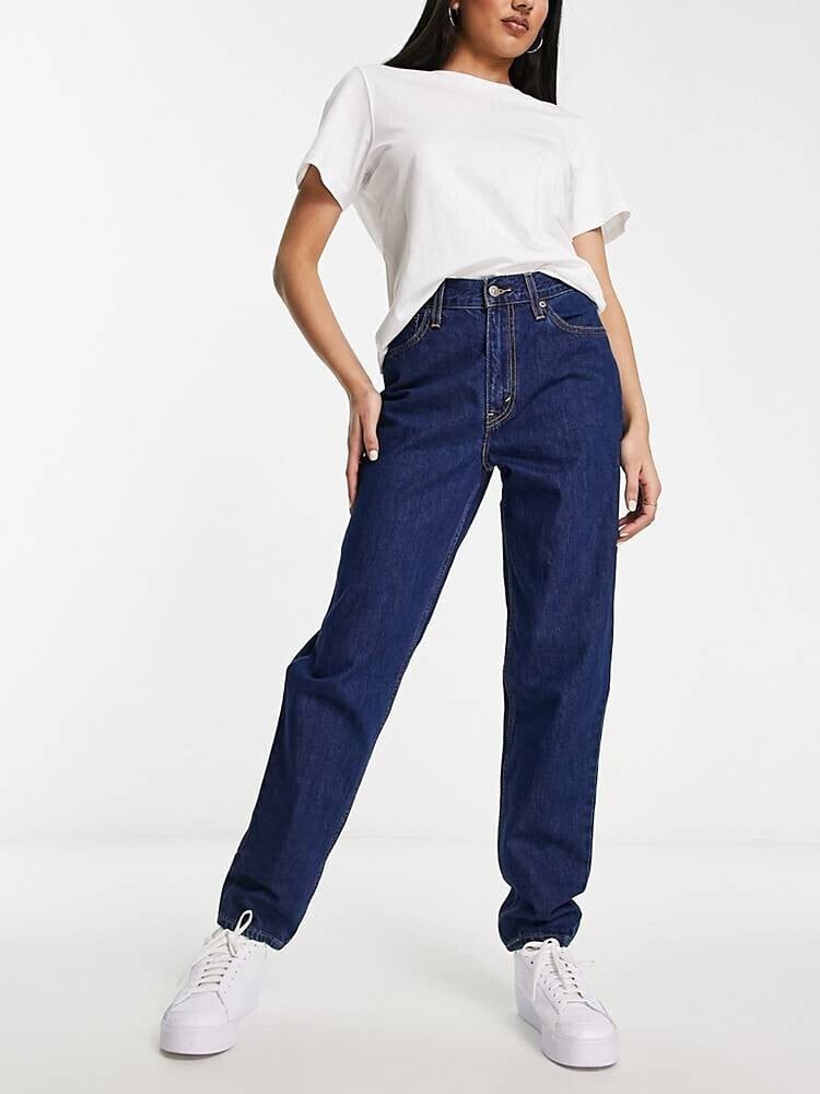 Levi's – 80's – Mom-Jeans in dunkler Waschung